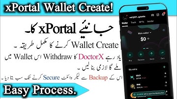 Xportal Wallet | X Portal Wallet Create | Doctor X Multiverse | Doctor x Multiversx address | Doctor