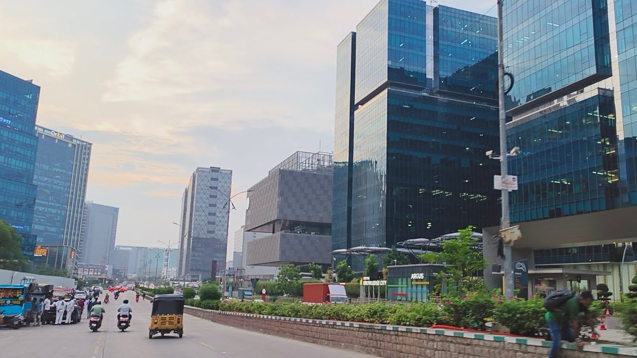 Ultra Modern Indian city || Hyderabad Telangana ||  hitech City Gachibowli   