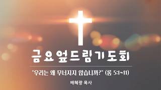 금요기도회 | 우리는 왜 무너지지 않습니까 | 로마서 5:1-11 | 배혜광목사 | 26.08.21