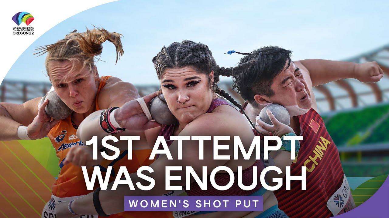 Women's Shot Put Final World Athletics Championships Oregon 2022