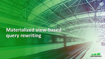 Accelerating query processing with materialized views in Apache Hive