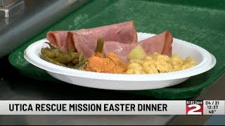 The Rome and Utica Rescue Missions Host Easter Dinners