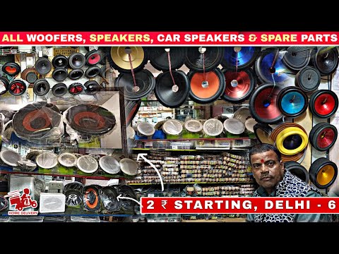 All jbl, ahuja, pioneer, sony speaker spare parts & woofers, car speaker, ceiling speaker,