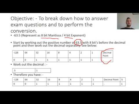 AS Computer Science - Floating Point Binary