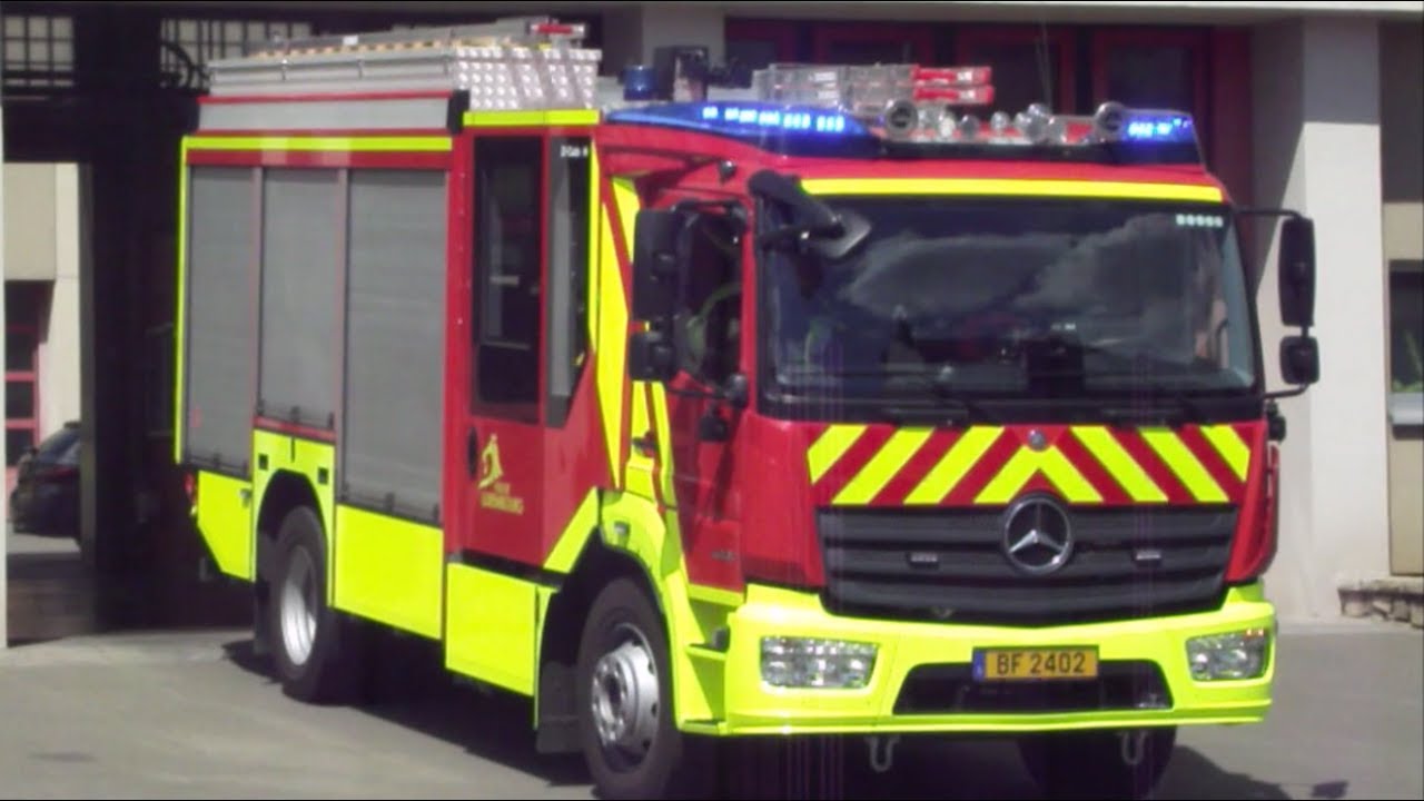 [Luxemburg] Einsatzfahrten Feuerwehr + Protection Civile