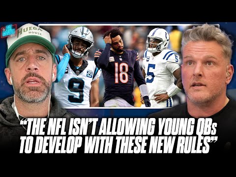 Thumbnail for Aaron Rodgers Says Modern NFL Doesn't Allow Young QBs To Develop Due To New Rules | Pat McAfee Show