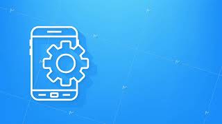 System software update, data update or synchronize with progress bar on the screen. Motion graphics