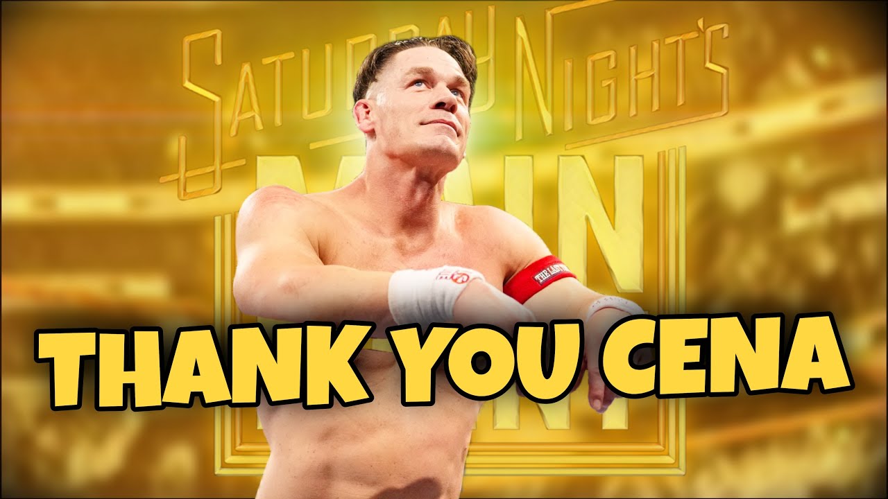 Merci John Cena. ( Parlons de Saturday Night's Main Event ) - YouTube