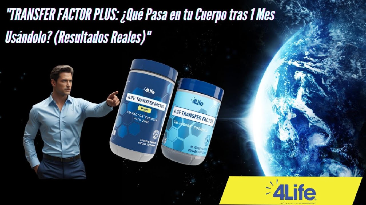 "TRANSFER FACTOR PLUS: ¿Qué Pasa en tu Cuerpo tras 1 Mes Usándolo? (Resultados Reales)"