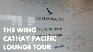 Cathay Pacific Business Cl Lounge Tour - The Wing At Hkg