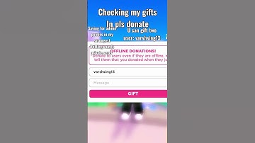 checking my gifts in pls donate #roblox #trend