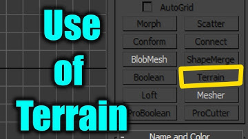 What use of  "Terrain" Compound Object in 3DsMax