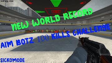 FAT GUY BEATS AIM BOTZ 100 KILLS CHALLENGE UNDER 30 SEC