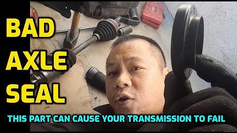 How Serious is a Leak Coming From The Axle Seal (Should you replace it as soon as possible??)