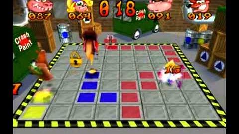 Crash Bash - Warp Room 4: Forest - 87) Pogo Padlock Lv. 4