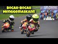 Aksi bocahbocah menggemaskan balap road race mini gp di sentul