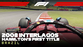 F1 2025 Interlagos 2008 | Lewis Hamilton Onboard Lap