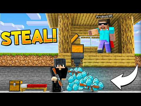 5 Ways to Steal Secret Items from ProBoiz95 in Minecraft!