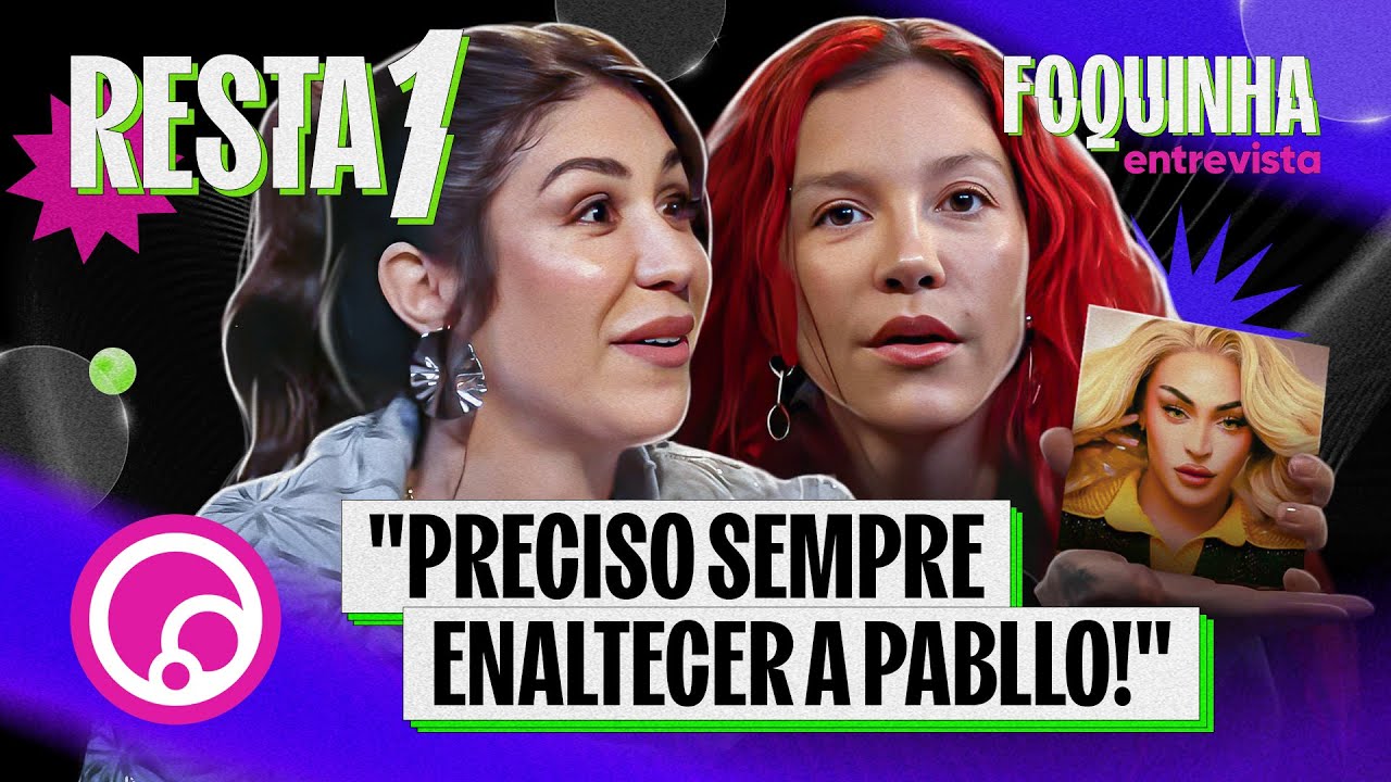 RESTA 1 com PRISCILLA: FEAT. COM LUD, TATTOO COM O BOY, ROLÊ COM VITOR KLEY | Foquinha Entrevista