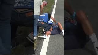 La mala suerte se sigue cebando con Mikel Landa. #itzulia2026