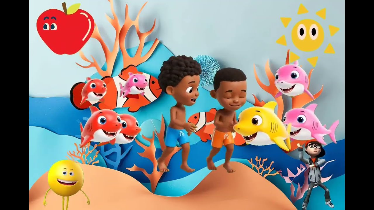 Tiney Ocean Baby Shark's🦈 || Preschool Rhymes || Baby shark song - Baby shark dance 