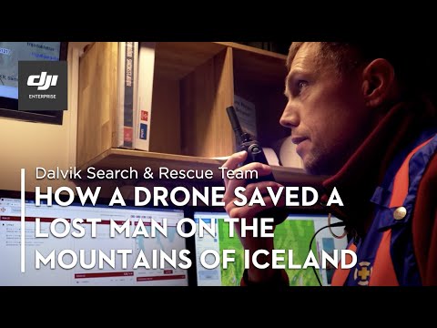 How A Drone Saved a Lost Man on The Mountains of Iceland