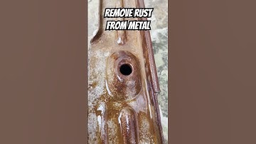 remove RUST from metal #shorts
