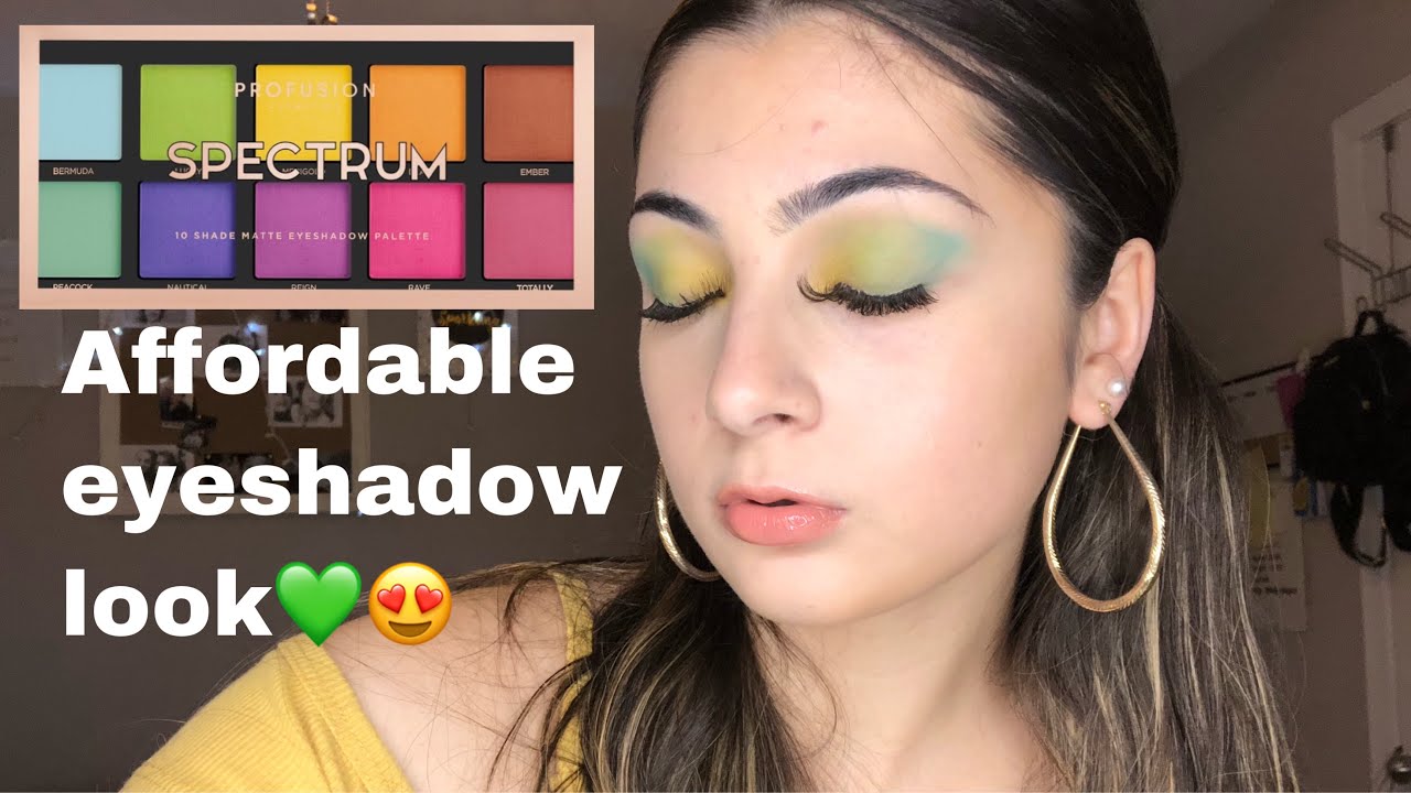 AFFORDABLE EYESHADOW GLAM // on a budget..💚 - YouTube