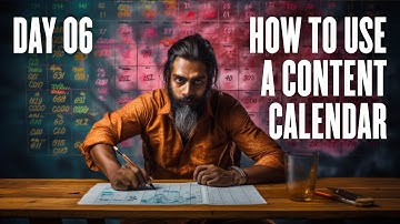 Day 06 | Creating a Monthly Content Calendar | Boost your SaaS with Videos | 1 Week Challenge