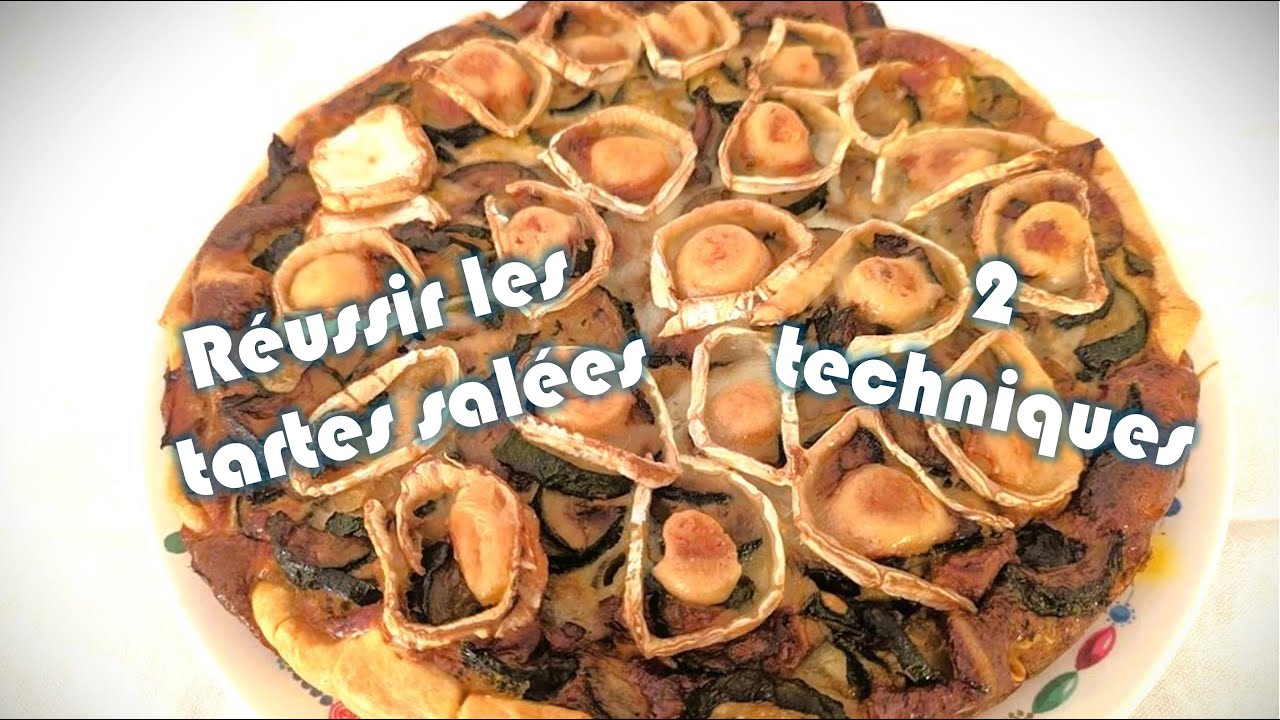 Comment faire une tarte salée (ou quiche) très facilement : 2 techniques différentes