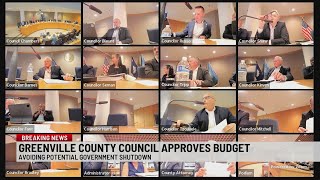 Greenville Co. Council passes budget, avoiding shutdown