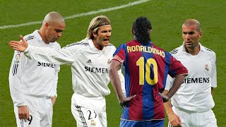 Ronaldinho, Zidane, Ronaldo & Beckham Showing Their Cl In 2005