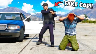 Playing as a FAKE COP in GTA 5!!