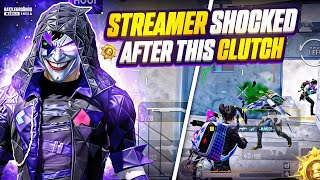 Streamer Shocked After This 1v4 Clutch 😱| Fastest 1v4 clutches🔥 | BGMI