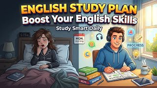 ENGLISH STUDY PLAN | Boost Your English Skills With This Morning Study Routine