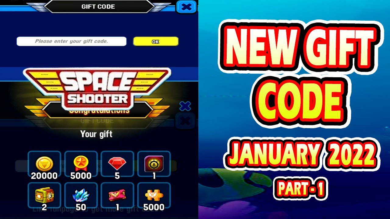 Space Shooter New Gift Code January 2022 (Part - 1)