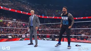 Jey Uso saves Cody Rhodes  WWE RAW 9/25/2023