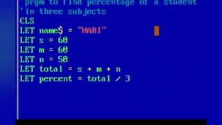 #Pankaj #qbasic #percentage // #program to find the percentage of obtained marks. Profile