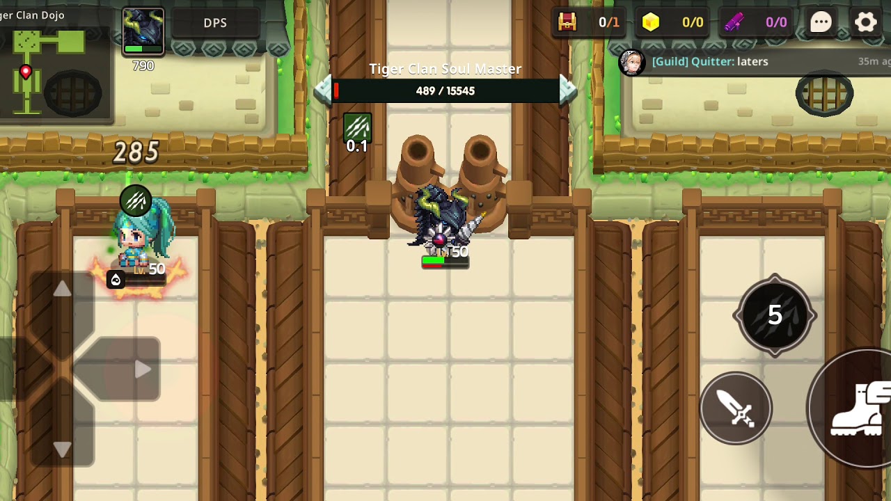 Guardian Tales Tiger Clan Dojo Cleared! Using Knight YouTube