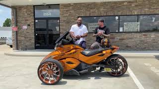 THANK YOU T LOVE - CUSTOM CANAM SPYDER! All Things Chrome 615-431-2294!