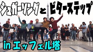 Video voorbeeld van "エッフェル塔の前で『シュガーソングとビターステップ』を踊ってみた"