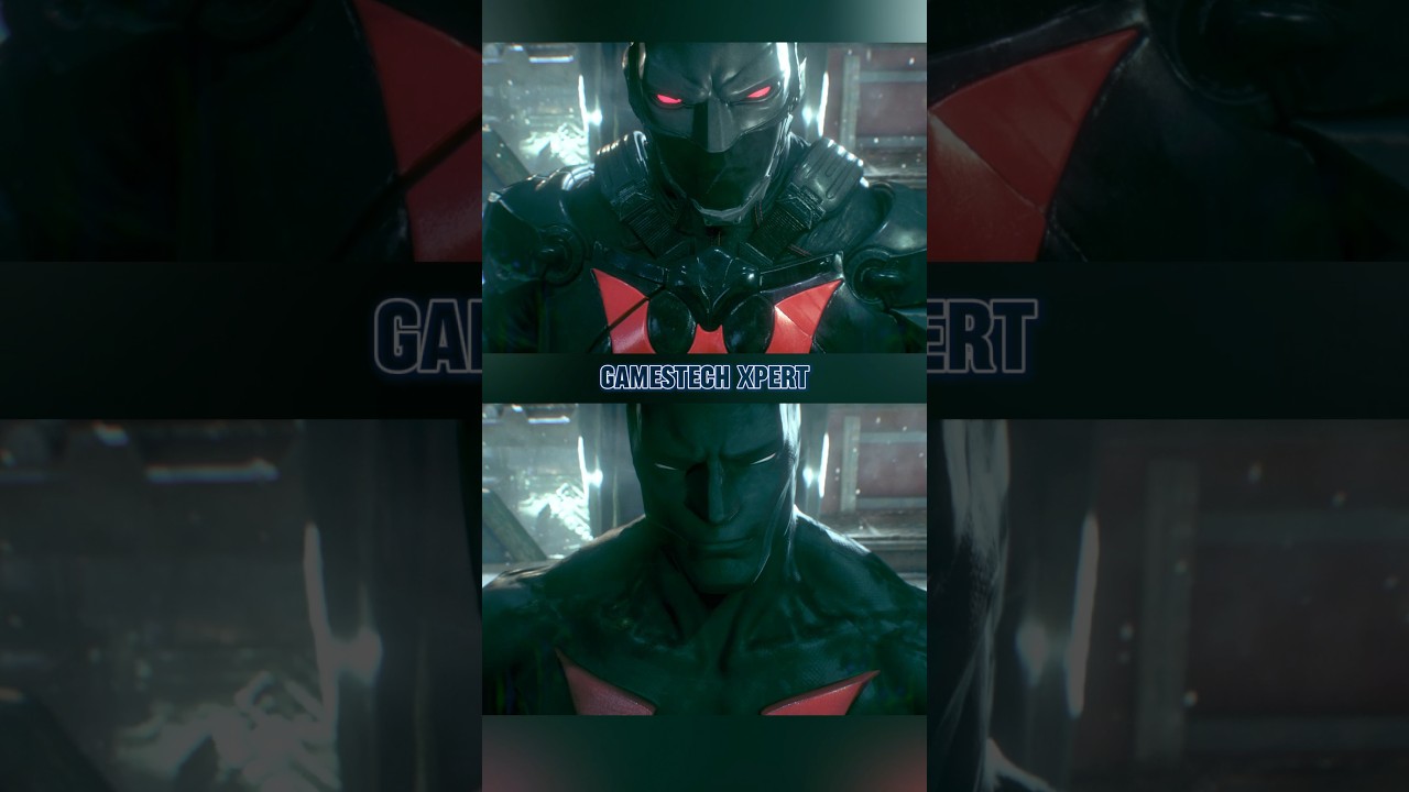 BATMAN BEYOND - 2039 Style vs Arkham City Suit Up Scene in Arkham Knight 
