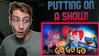 FULL CROWD! The Poppy Playtime Band - Go Go Go (official song) | REACTION