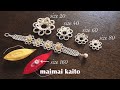 「3Dデイジーを作る」タティングレース フリーパターン Tatting lace free pattern "3D Daisy"