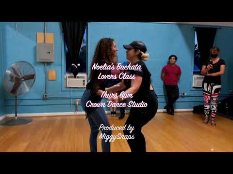 NOELIA & JEANNICE Bachata Class. Encima de Mi by Vinny Rivera