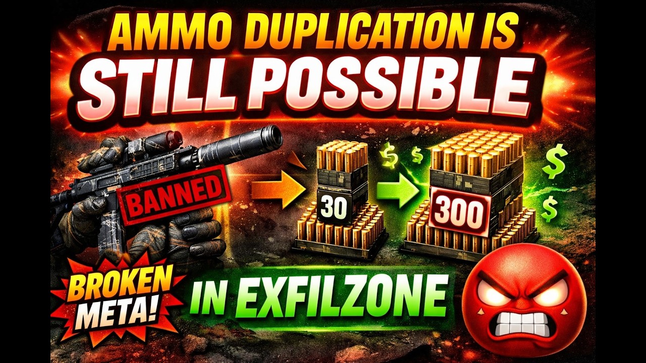 AMMO DUPLICATION IS STILL POSSIBLE IN EXFILZONE... AND I SHOW HOW