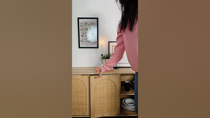 This rattan sideboard? It's the upgrade your space needs!