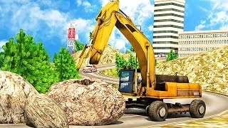Heavy Excavator Stone Cutter Simulator - Android GamePlay screenshot 3