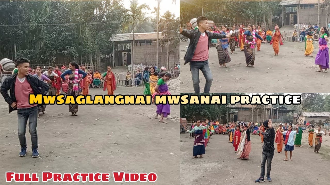 Mwsaglangnai mwsanai practice  Full Practice Video  Ganesh Daimary