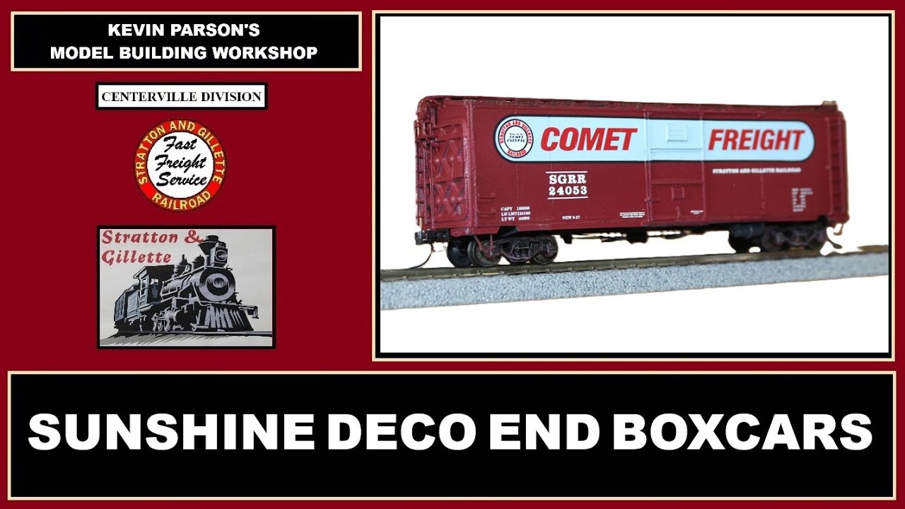 Sunshine Models 1937 Deco Boxcar Kit - YouTube